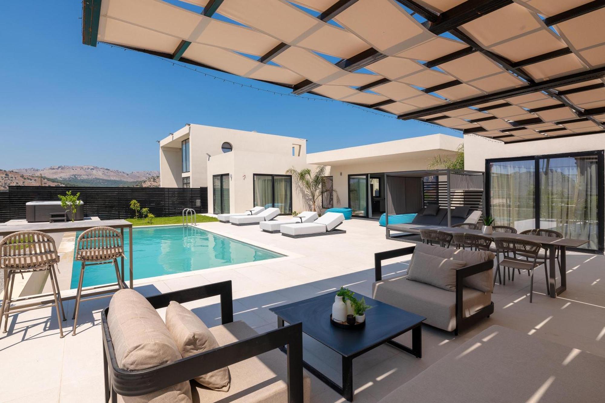 Trapezia Luxury Living Villa Kolymbia Exterior photo