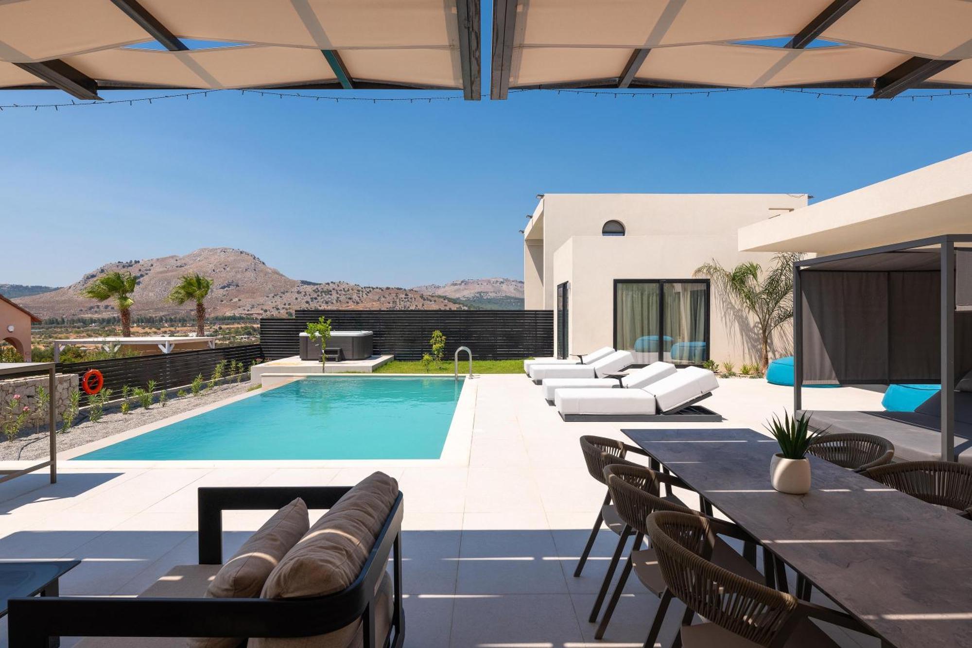 Trapezia Luxury Living Villa Kolymbia Exterior photo