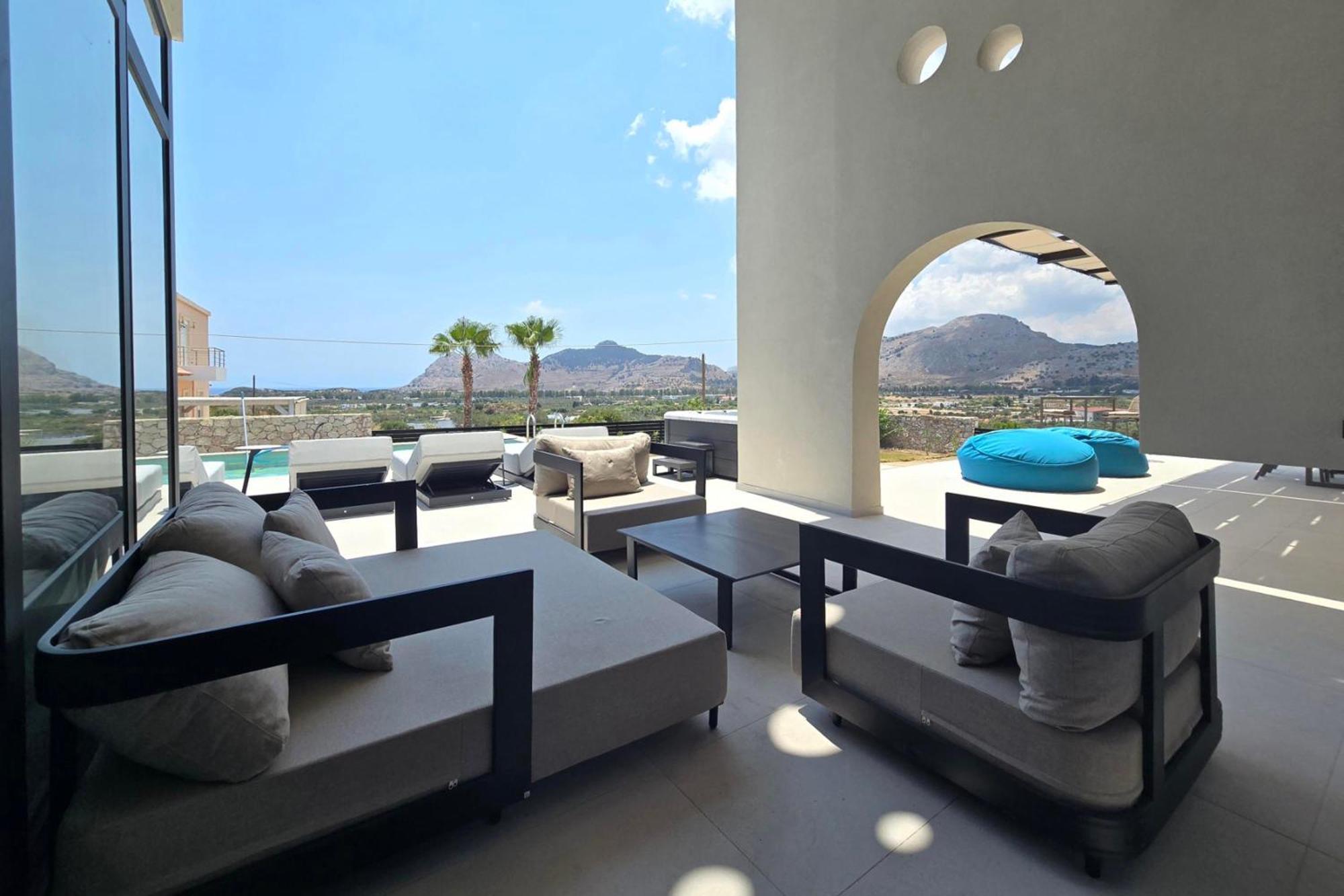Trapezia Luxury Living Villa Kolymbia Exterior photo