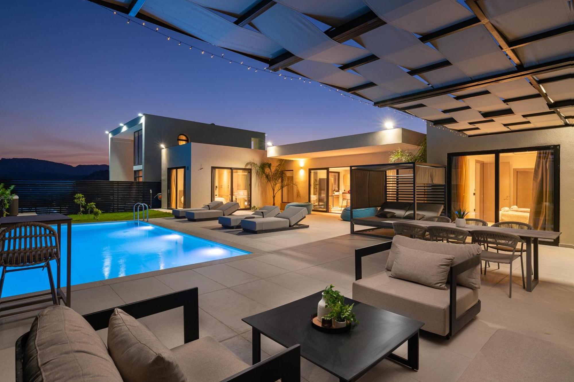 Trapezia Luxury Living Villa Kolymbia Exterior photo