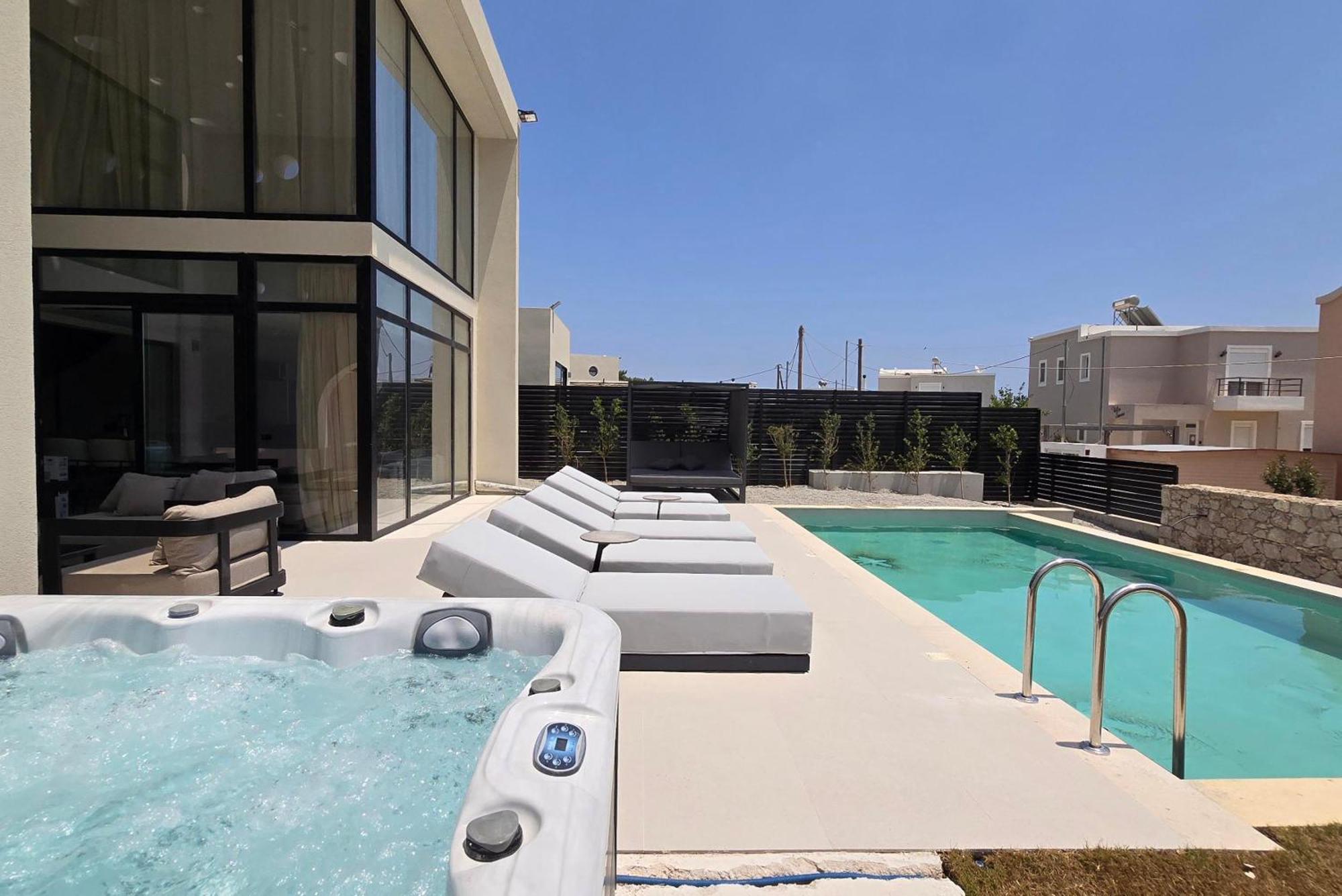 Trapezia Luxury Living Villa Kolymbia Exterior photo