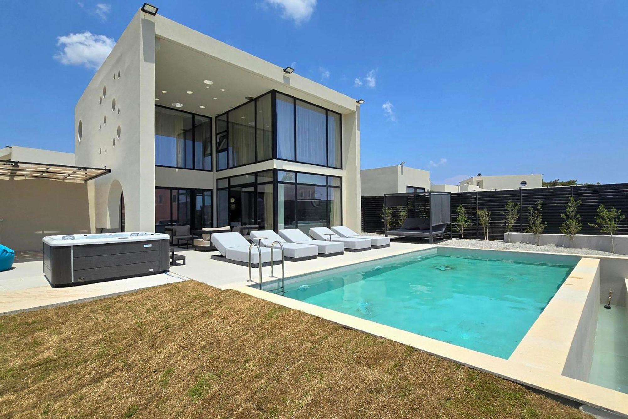 Trapezia Luxury Living Villa Kolymbia Exterior photo