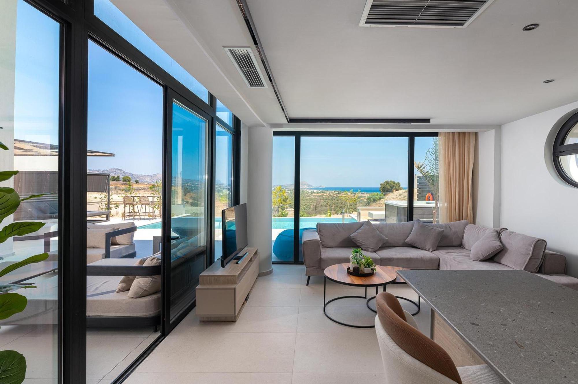 Trapezia Luxury Living Villa Kolymbia Exterior photo