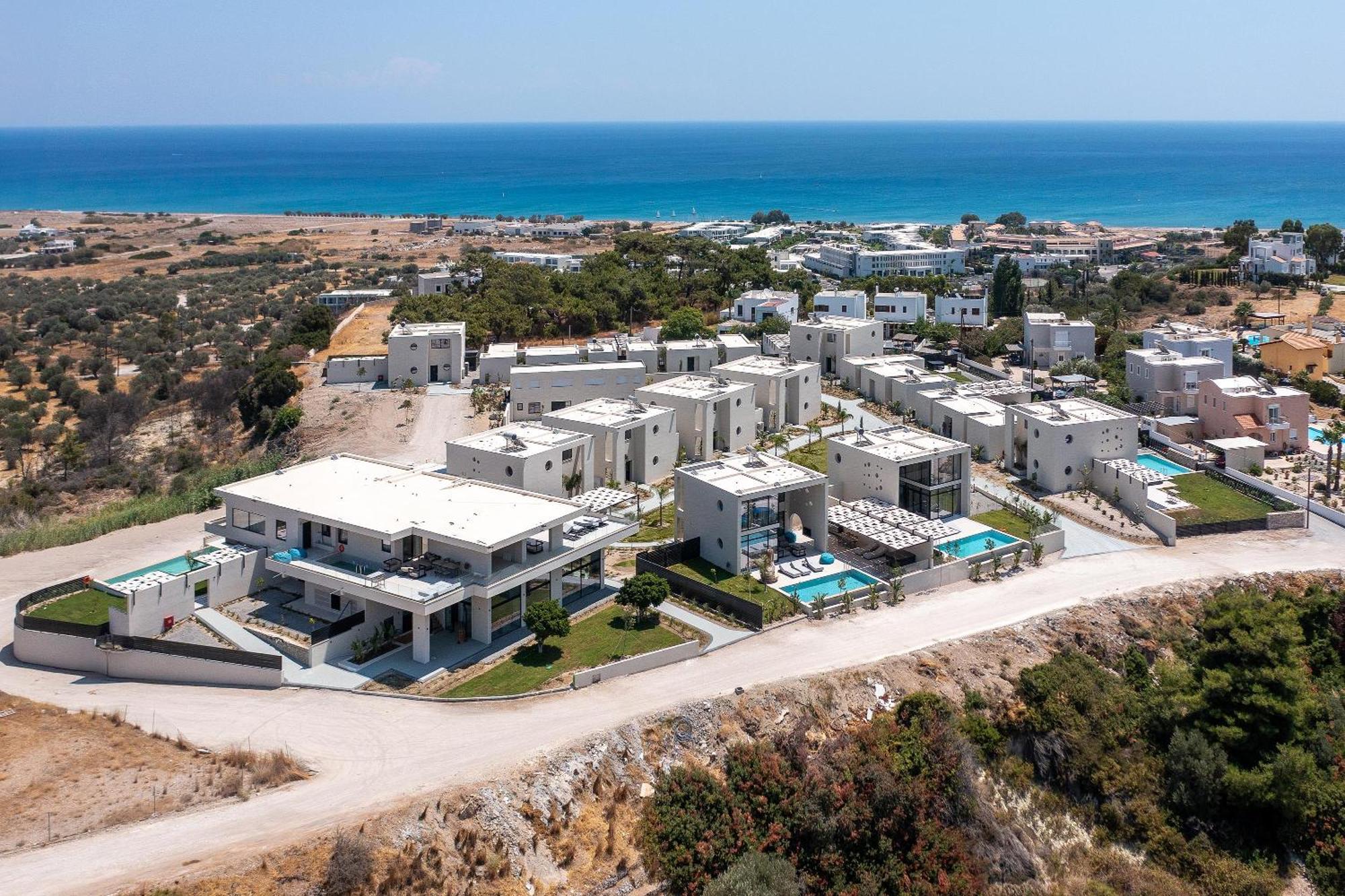 Trapezia Luxury Living Villa Kolymbia Exterior photo