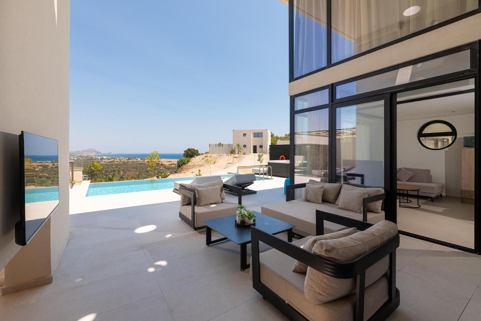 Trapezia Luxury Living Villa Kolymbia Exterior photo