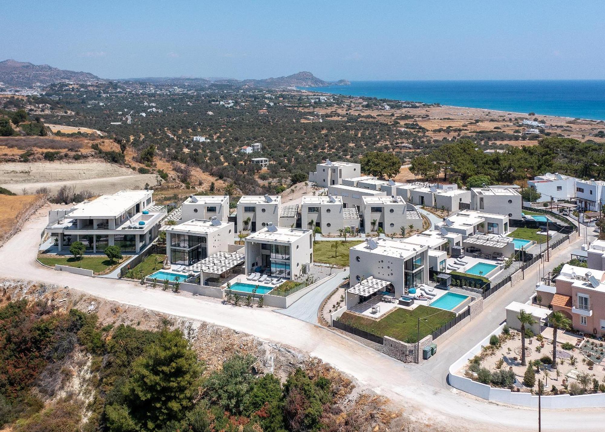 Trapezia Luxury Living Villa Kolymbia Exterior photo